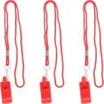 thumbnail image 1 of Leeyneer Sifflet Lifeguard 3 Pcs avec Lanière pour Sécurité Camping Randonnée Bateau, 1 of 4