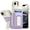 Beige+Light Purple, variant on For iPhone 17E / 16E / SE4 Card Holder (2X) with Wrist Strap Hybrid With KickStand - Beige+Light Pink
