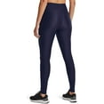 thumbnail image 3 of Under Armour Womens HeatGear High Waisted Pocketed Leggings Midnight Navy 410/White X-Small Short, 3 of 7