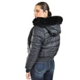 thumbnail image 3 of Chamarra con capucha desmontable Roman Fashion /Juvenil, 8026 (Negro) negro EG, 3 of 5