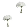 thumbnail image 3 of Rosas artificiales Bearachild 5 cabezas Flores falsas Novia Boda Ramo Flores de plástico Romántico, 3 of 6