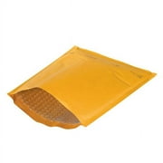 Office Depot® Brand Kraft Heat-Seal Bubble Mailers, #000, 4" x 8", Pack Of 25