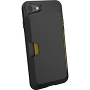 Smartish iPhone SE Wallet Case - Wallet Slayer Vol. 1 [Slim + Protective + Grip] Credit Card Holder for Apple iPhone SE (2022/2020) & iPhone 7/8 - Black Tie Affair
