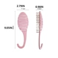 thumbnail image 4 of Minnieouse Cepillo de pelo para cuero cabelludo, herramientas de estilismo de plástico, suministro de modelado de belleza profesional, peines Cuidado del cabello Blanco, 4 of 6