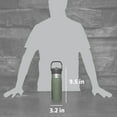 thumbnail image 4 of STANLEY IceFlow 22 oz Hammertone Green Double Wall Vacuum Insulated Stainless Steel Water Bottle with Wide Mouth and Straw Lid, 4 of 7