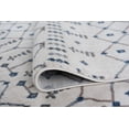 thumbnail image 6 of Madison Transitional 2' x 7' Cream and Navy Polypropylene Indoor Area Rug, 6 of 9