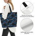 thumbnail image 3 of Disketp Blue Sports Car Bolsa Tote Estampada para Mujer, Bolso de Hombro y de Mano para Compras y Viajes, 3 of 8