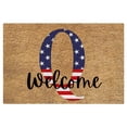 thumbnail image 2 of kladzum 4th of July Door Mat Patriotic Doormat Entryway Rug Welcome Independence Day Doormat Stain and Fad Patriotic Decor Welcome Outdoor Mat 4th of July Decor, 2 of 2