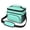 Blue and White, variant on Black and White Checkered Pattern Insulated Lunch Box for Women Men, Medium Leakproof Cooler Bag with Adjustable Strap, 10"x6.7"x8"