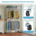 VIPEK V12C Rolling Garment Rack, Portable Closet with Adjustable