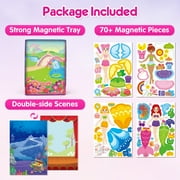 Mocoosy Magnetic Dress Up Dolls Princess for Girls Age 5-7,