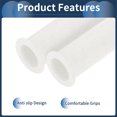 thumbnail image 5 of Unique Bargains Bike Handlebar Grips Covers 100mm Bicycle End Grips Protector Rubber White Non-Slip 1 Pair, 5 of 6