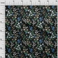 thumbnail image 3 of oneOone Rayon Lapis Blue Fabric Floral Sewing Craft Projects Fabric Prints By Yard 56 Inch Wide, 3 of 4