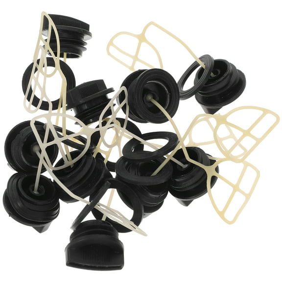 Phenofice 10Pcs Versatile PP Engine Oil Tank Caps Compatible with Chainsaw Lawn Mower Replacement Parts