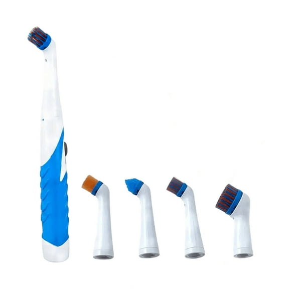 Anckoeil Multi-function Cleaning Brush Multihead Electric Cleaning Brush Multifunctional Kitchen Bathroom Hot Sink Toilet Portable Cleaning Brush Four Brush Heads Choice