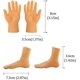 thumbnail image 4 of Tiny Hands Feet Tiny Hands And Feet Tiny Hands Feet Títere de dedo Pie Mini Finger Hands (4 piezas), 4 of 5