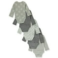 thumbnail image 2 of Hanes baby boys Ultimate Flexy 5 Pack Long Sleeve Bodysuits Bodystocking, Grey Fun, 18-24 Months US, 2 of 3