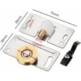 thumbnail image 2 of Révolutionnez Votre Espace, Roues de Porte Coulissante Résistantes à l'Usure pour une Performance Stable, Matériel de Mobilier avec Fonction de Nettoyage Autonome pour Entretien Rapide, Adapté, 2 of 5