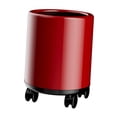 thumbnail image 2 of Cubo de basura con ruedas Cubo de basura Rotación de 360 degree Ruedas Durabilidad Cesto de basura Rojo, 2 of 9