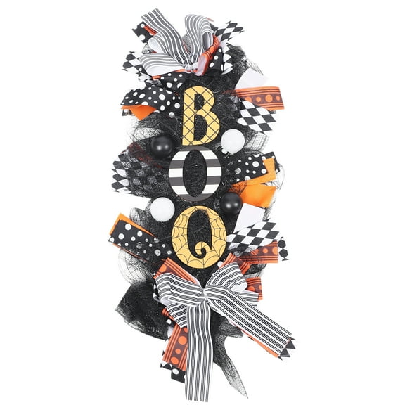 Hemobllo Wreath for Home Decor Wreath Cloth Multi 50x30cm Round 1Pack