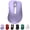 light purple, variant on Wireless Mouse, 2.4GHz with USB Receiver, 1200 DPI Optical Tracking, 5 Buttons,Ambidextrous PC/Mac/Laptop -Purple