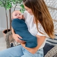 thumbnail image 4 of Comfy Cubs 1 Pack Muslin Swaddle Blankets - Receiving Blanket, Wrap for Boys and Girls (Neptune), 4 of 5