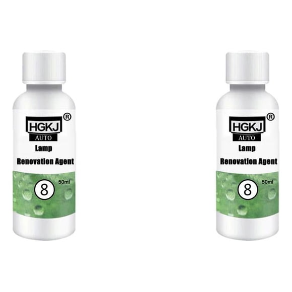 relayinert 20ml HGKJ Auto Car Accessories polishing headlight agent bright white headlight repair lamp Cleaning Window Glass Cleaner 50ml 2Set