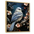 thumbnail image 2 of Designart "Dreamlike Avian Floral Home I" Animals Bird Floater Framed Wall Art Living Room, 2 of 5