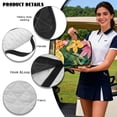 thumbnail image 6 of SEANATIVE Golf Cart Seat Cover, Universal for 2-Seater Club Car DS/Precedent, Portable Lightweight Golf Cart Bench Seat Covers with 4 Storage Pockets, Pineapple Grapefruit Tropical Leaf, 6 of 7
