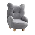 thumbnail image 4 of Sillón De Lectura Taburete Silla Para Niños Sillón Para Dormitorio Sala De Espera Balcón Gris, 4 of 8