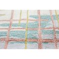 thumbnail image 5 of Bashian R129-IVTE-8X10-HG364 7 ft. 9 in. x 9 ft. 9 in. Greenwich Contemporary Wool & Viscose Hand Tufted Area Rug, Ivory & Teal, 5 of 6