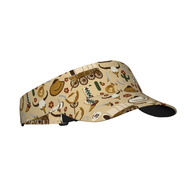 Balery Wild West Cowboy Gorra deportiva con visera ajustable para mujer y hombre (talla única)