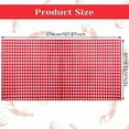 thumbnail image 3 of 30 Pcs Disposable Bibs and 2 Pcs 54 x 108 Inch Plastic Red Gingham Checkered Tablecloths Crawfish Boil Accessories Set for Seafood Party Supplies, 3 of 7