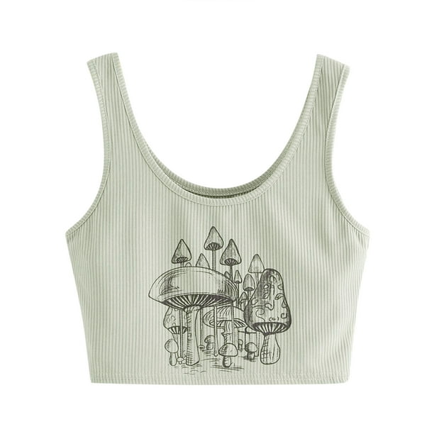 Blusa de mujer Casual Summer Orientation Print Tank Tops cómodos Chaleco Pompotops lopia993768