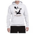 thumbnail image 2 of If It's Not a Border Collie It's Just a Dog Gift | Mens Dog Lover Hooded Sweatshirt Graphic Hoodie, White, Large, 2 of 3