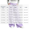 thumbnail image 3 of Edvintorg Sweatpants for Girls Solid Color Elastic Waisted Casual Jogger Loose Wide Leg Workout Pant with Pocket Teen Girl Clothes Size 5-15, 3 of 7