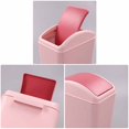 thumbnail image 2 of Papelera de plástico Ggbin de 16 L con tapa basculante, rosa, 2 of 7