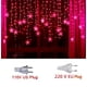 thumbnail image 3 of Guirnalda de luces navideñas con copos de nieve y cortina de hadas intermitentes para exteriores, decoración para fiestas navideñas de Año Nuevo 2025, 3 of 5