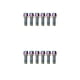 thumbnail image 2 of Sonducket Tornillos para vástago de bicicleta, 6 piezas, pernos hexagonales de montaje para elevador de manillar con arandela, reparación de ciclismo, Vistoso M6 2piezas Sonducket CBP471078, 2 of 5