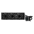 thumbnail image 6 of CPU Liquid Cooler, AIO CPU Water Cooler - 3 x 120mm PWN Fans, Pump & 2.1'' LCD Display, Max 2200PRM Black CPU Cooling Fan, Compatible for Intel 115X/1, 6 of 11