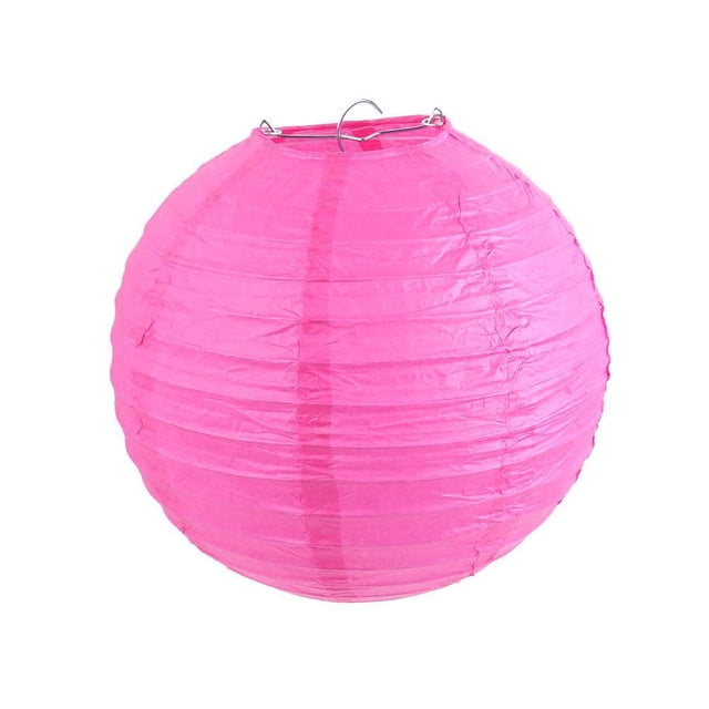 DIY Festival Lantern Creative Paper Ball Lamp Ball Party Supplies (Rosa 8") JShteea Libre de BPA