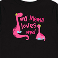 thumbnail image 4 of Inktastic My Mema Loves Me Girls Girls Long Sleeve Toddler T-Shirt, 4 of 5