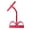 Red, variant on 4 Tube Pedal Puller Resistance Band, Natural Latex Fitness Tension Rope, Yoga Sit Up Exercise Equipment for Abdomen Waist Arm, Red