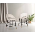 thumbnail image 4 of Valentina Counter Stool, Set of 2, White, 4 of 7