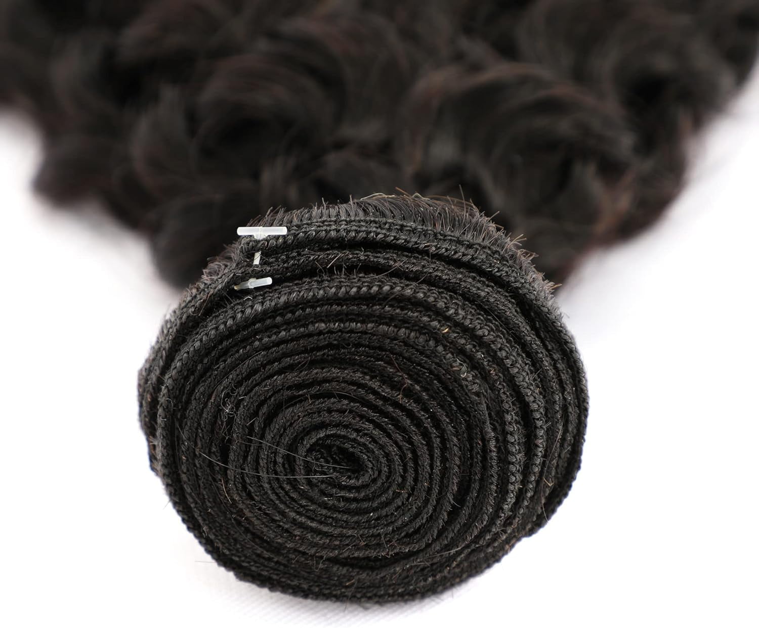 Aorsher Blonde Weft Hair Extensions, Body Wave Virgin Human Hair Bundles, 20inch Single Hair Bundles Full Thick Long Curly Weave Hairpiece Bundle for Women