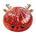 thumbnail image 2 of Christmas Deer Light Up Dumpling Squishy Toy, Soft Slow Rising Squishy Toys, Glowing Sensory Stress Relief Fidget For Adults, 2 of 4