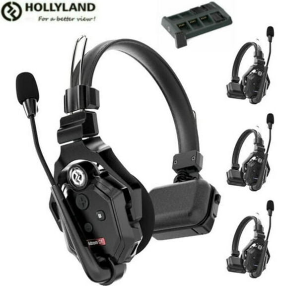 HOLLYLAND Solidcom C1 4S Wireless Headset Intercom System 1000ft Full Duplex