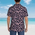 thumbnail image 6 of Daiia Flower Hawaiian Shirt for Men Gentle Cotton Regular Short Sleeve Casual-Large, 6 of 9