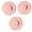 Pink, variant on 3PC Pink Plug Floor Tool Stopper - Water Bath Sink Kitchen Universal Tub Silicone Plug, Leakproof