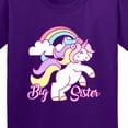 thumbnail image 4 of Inktastic Big Sister Unicorn Youth T-Shirt, 4 of 5
